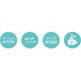 thumbnail image 2 of Darling Souvenir 190 Pcs Retirement Party Favor Stickers chocolate Candy Labels-Light Blue, 2 of 2