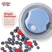 Rise by Dash Personal Electric Ice Cream Maker Machine for Gelato, Sorbet + Frozen Yogurt (Flavored Healthy Snacks + Dessert for Kids & Adults) - 1 Pint - Blue - 2.6 lbs