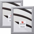 thumbnail image 2 of Craig Frames 23247018 4 x 6 Inch Picture Frame, Brushed Silver, Set of 2, 2 of 4