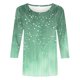 thumbnail image 5 of Vestido Corto para las Mujeres Cuello Redondo Manga Corta Impresa Suéter, Moda Casual Estilo Línea, 5 of 5