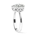 thumbnail image 4 of Haus of Brilliance 10K White Gold 3/8 Cttw Womens Prongs Round-Cut Lab Grown Diamond Cluster Pear Promise Ring (G-H Color, VS2-SI1 Clarity) - Size 6, 4 of 8