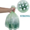 thumbnail image 3 of Small Trash Bags 1.2/4/8/13 Gallon  Small Bathroom Trash Bags   Strong Small Garbage Bags  Biodegradable  Unscented  Size Expanded for Bathroom Kitchen, 3 of 13