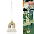 thumbnail image 2 of CAROOTU Rear View Mirrior Pendant Handmade Cotton Rainbow Tassel Car Diffuser Hanging, 2 of 5