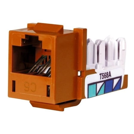 Nextspeeda Category 6 Jack  Universal  Orange price history on PriceWatchPro