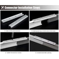 thumbnail image 4 of GXCZ No Drill Curtain Rods Ceiling Curtain Track, Curtain Track, Straight Ceiling Curtain Rail Black Wear-Resistant &amp; Anti-Rust Curtain Rails Rod Customizable Size(140cm/4.6ft), 4 of 6