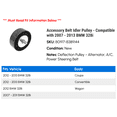 thumbnail image 2 of Accessory Belt Idler Pulley - Compatible with 2007 - 2013 BMW 328i 2008 2009 2010 2011 2012, 2 of 2