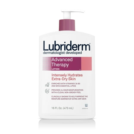 Biotone Advanced Therapy Massage Lotion - Lubriderm Advanced Therapy Lotion with Vitamin E and B5, 16 fl. oz