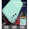 thumbnail image 4 of Compatible with Xiaomi 13 Lite Case Shockproof, Liquid Silicone Ultra Slim Protective Xiaomi 13 Lite Phone Case Soft Anti-Scratch Cover with Full Body Protection Cases (Light Cyan), 4 of 14