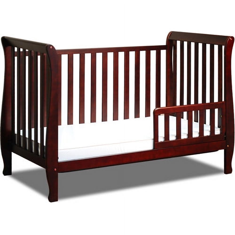 AFG Baby Naomi 4-in-1 Convertible Crib with Toddler Rail Cherry - image 4 of 5