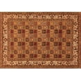 thumbnail image 1 of Ahgly Company Indoor Rectangle Persian Orange Traditional Area Rugs, 7' x 10', 1 of 1