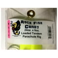 thumbnail image 3 of Rock Fish Candy Mojo Lures - 24oz & 6oz Tandem Parachute Rigs with 9" Swimbait Shad Bodies - Chartreuse - Ready to Fish, 3 of 3