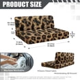 thumbnail image 7 of XYZCANDO RV Dinette Cushion Covers, Compatible with Couch Camper, Camper Cushion Covers for Sofa Bench Elastic, Leopard, 7 of 7
