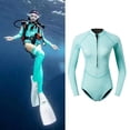 thumbnail image 7 of Vjnyvs Diver Diving Suit for Women 2mm Neoprene Diving Equipment Long Sleeve Bikini Swimsuit Stretch Swimwear for Diving Surfing, 7 of 7