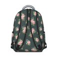 thumbnail image 3 of Pioneer Flower Floral Print Pattern Backpack for School, Cute School Bag with Adjustable Shoulder Straps and Padded Back, 15.3"x11"x7.1", 3 of 5