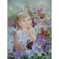 thumbnail image 3 of Zareckaye, Tatiana 12x14 Black Modern Framed Museum Art Print Titled - Fairy with Butterflies, 3 of 5