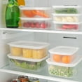 thumbnail image 3 of Vikakiooze 2022 Home Storage and Organization Transparent Covered Rectangular Refrigerator Food Container Storage Box Kitchen, 3 of 7