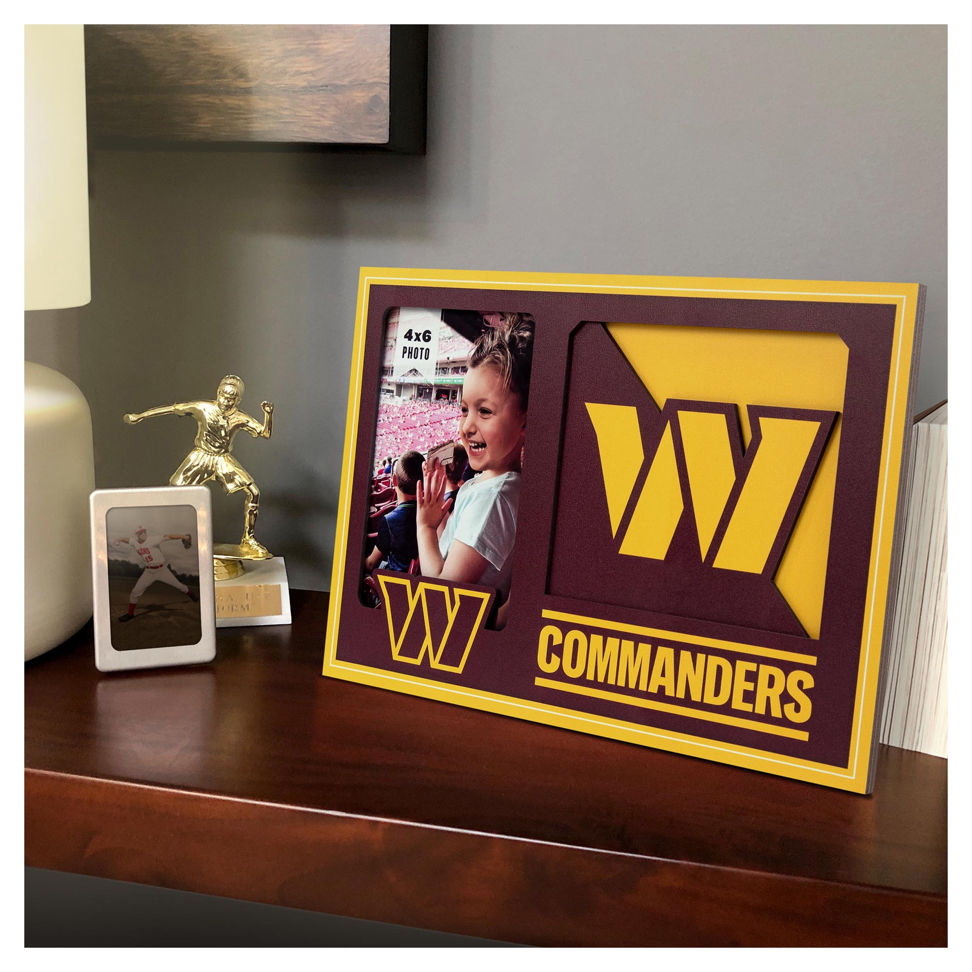 IDNA Washington Commanders 3D Logo Series Picture Frame