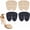 Beige+black, variant on 4 Pairs Metatarsal Pads for Women, Non Slip Shoe Inserts for Forefoot Pain Relief, Ball of Foot Cushions for High Heels, Breathable Heel Inserts & Foot Pads for All Day Comfort (Beige+Black)