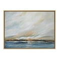 thumbnail image 2 of Kate and Laurel Sylvie Sunday Morning Framed Canvas Wall Art by Mary Sparrow, 28x38 Natural, Decorative Abstract Landscape Art on Framed Gallery-Wrapped Canvas, 2 of 6