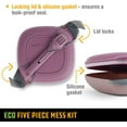 thumbnail image 4 of UCO 350803 Eco Mess Kit, Plum Purple - 5 Piece, 4 of 8