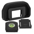 thumbnail image 4 of EB Viewfinder Eye Cup, Durable Lightweight Viewfinder Eyecup Easy To Use Universal  with Cold Shoe Cover Spirit Level for 50D Camera for 4D Camera, 4 of 7