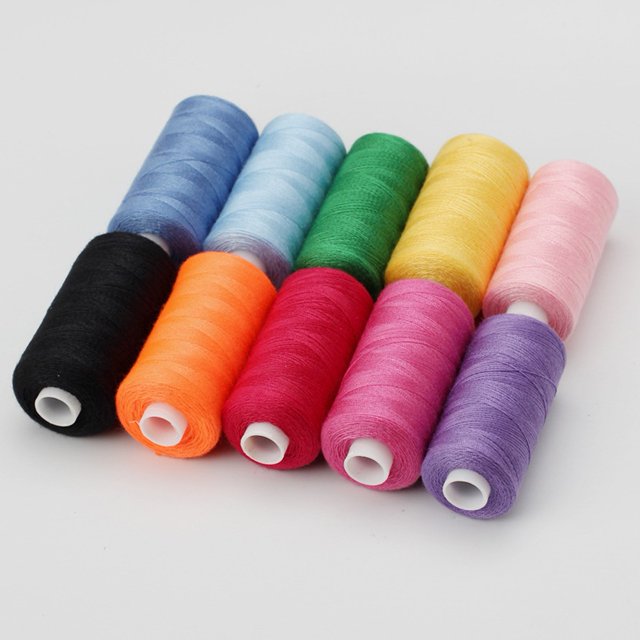 SPRING Sewing Thread Kit Hand Embroidery Thread 400 Yards 10 Spools Hand Sewing Thread Set For DIY Sewing Repair 2