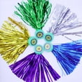 thumbnail image 5 of 5Pcs Jegi Set (Jaegi with The Bell) for Jegichagi Korean Traditional Game Hackysack Kick Random Color 5Pcs Random, 5 of 5