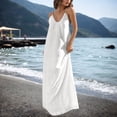 thumbnail image 2 of Summer Dresses for Women 2026 Backless Maxi Dress Casual Loose Long Vacation Clothes Beach Outfits for Women Cruise Wear 2026 Flowy Vestidos Casuales Para Mujer, 2 of 6
