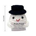 thumbnail image 3 of Zmoon Crochet Christmas Snowman, 3 of 9