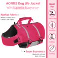 thumbnail image 3 of Chaleco salvavidas AOFITEE de alta flotabilidad para perros nadadores XS, 3 of 6
