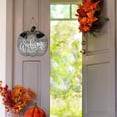 thumbnail image 4 of Lucidhisun Thanksgiving Wood Pumpkin Sign Hanging Thanksgiving Wooden Sign Pumpkin Sign Happy Fall Decoration Plaque for Indoor Outdoor Fall Decor Home Thanksgiving Decoration 12", 4 of 6