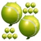 thumbnail image 2 of 12 Uds. Globo de pelota de tenis, globo de tenis, suministros temáticos para fiesta de cumpleaños, deportes de tenis, 2 of 5