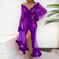 thumbnail image 5 of Tbopshirt Lingerie for Women,Womens Lingeries Women's Fashion Mesh Long Nightgown With Perspective Nightwear,Valentines Day Gift for Her, 5 of 5