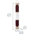 thumbnail image 4 of Northern Lights Candles - 12" 2PK Premium Tapers, Bordeaux - 72884, 4 of 4