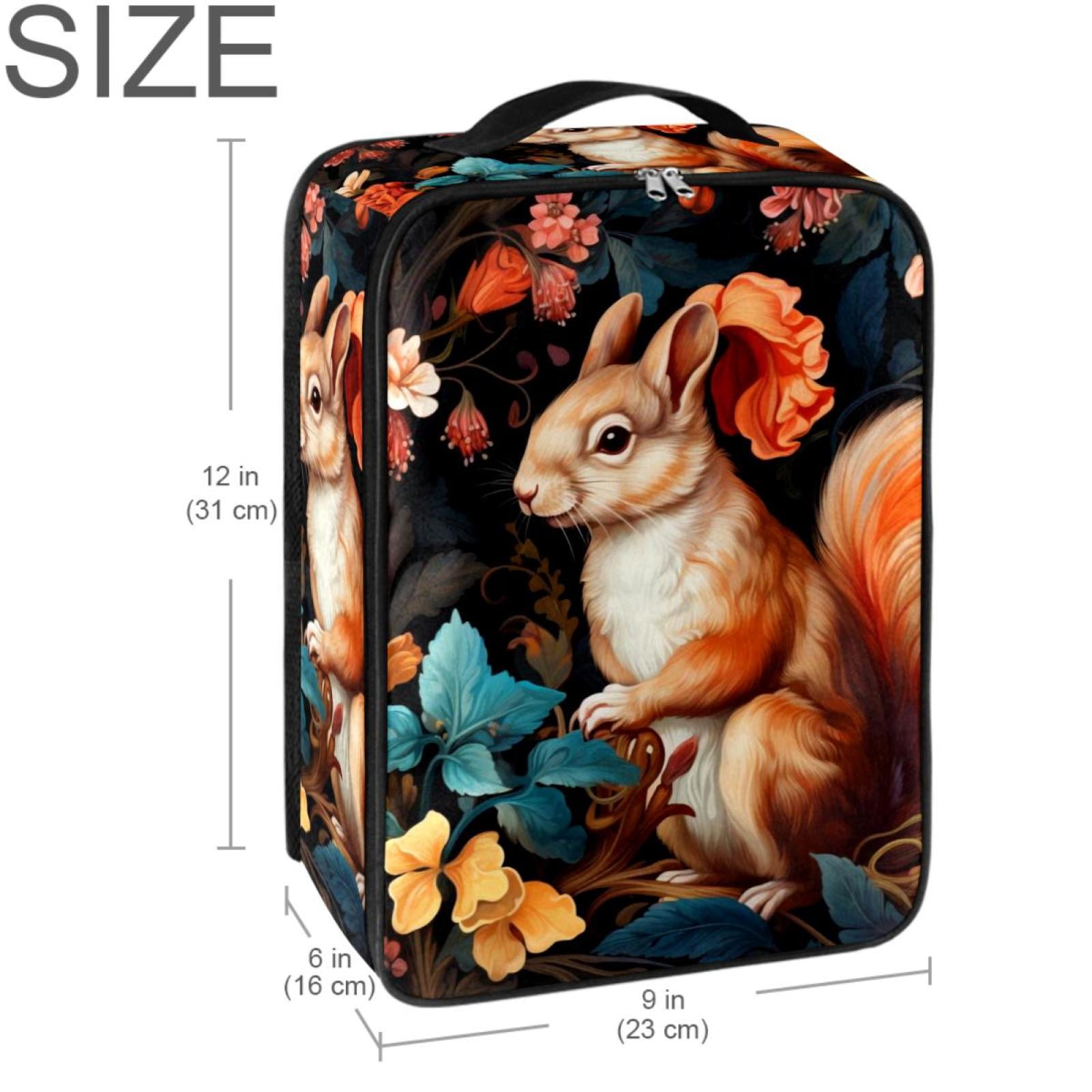 Squirrel Premium Polyester Shoe Organizer - Stylish Shoe Boxes for Neat Storage - 23x31cm/9x12in Size - Durable & Compact Solution