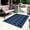 Navy&Crème, variant on Playa Rug Reversible Indoor/Outdoor 100% Recycled Plastic Floor Mat/Rug - Weather, Water, Stain, Fade and UV Resistant - Miami- Red & White (4'x6')