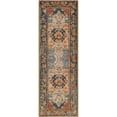 thumbnail image 2 of Unique Loom Outdoor Traditional Collection Area Rug - Antiquity (2' x 6' 1" Runner Navy Blue and Rust Red/Navy Blue), 2 of 9