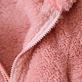 thumbnail image 6 of Hotiary Baby Boy Girl Winter Fuzzy Jumpsuit Infant Bear Ear Snowsuit Toddler Long Sleeve Footed Zipper Hoodie Romper Warm Onesie Coat for 3-12 Months, 6 of 8