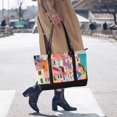 thumbnail image 4 of FORMRS Canvas Laptop Tote Bag for Women with 15.6" Computer Compartments Shoulder Handbag, Abstract Painting, 4 of 7