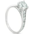 thumbnail image 3 of Pompeii3 1 1/2Ct Lab Grown Diamond Engagement Ring (1Ct Ctr) 14K White Gold Solitaire, 3 of 4