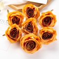 thumbnail image 3 of 10 piezas de flores artificiales de seda con forma de rosa para el hogar, boda, arco, suministros de manualidades, decoración, bricolaje, corona de Navidad, accesorio para álbum de recortes, 3 of 5