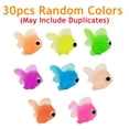 thumbnail image 2 of MesaSe 30pcs Tiny Goldfish Toy Fish Figure Play Set Artificial Moving Floating Colorful Fake Fish Random Color for  Party Favors Mini Squishes Toys  Birthday Gift  Classroom Prizes  Hallo, 2 of 6