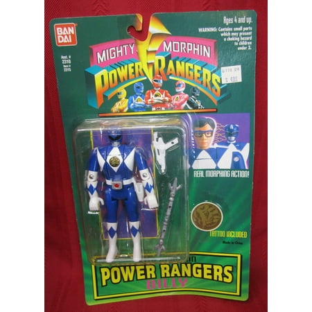 1994 Bandai Mighty Morphin Power Rangers Billy Blue Ranger Action Figure