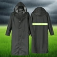 thumbnail image 2 of Kmdttou Women And Men's 2PC Outdoor Long Sleeved Hooded Raincoat for Adults Waterproof Lightweight Rain Coat for Men Women Reusable Rain Jacket for Emergency Outdoor Black XL, 2 of 8