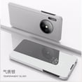 thumbnail image 1 of For Huawei P30 Lite P30 Pro Case Clear View Mirror Phone Case For Huawei Mate 30 Pro Lite Flip Magnetic Leather Stand Back Cover sliver For Mate 30 Lite, 1 of 6