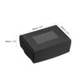 thumbnail image 2 of Uxcell 3.3"x2.4"x1.2" Paper Soap Box with Window, 20 Pack Soap Boxes Rectangle Presents Packaging Boxes, Black, 2 of 6