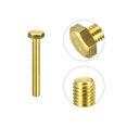 thumbnail image 4 of Unique Bargains Brass Hex Bolts, M8x60mm 5 Pack Fully Thread Grade 4.8 Machine Screws, 4 of 4