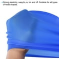 thumbnail image 4 of Uxcell Silicone Swim Caps Unisex NonSlip Pool Caps Waterproof Elastic Swimming Hats Blue 2 Pack, 4 of 5