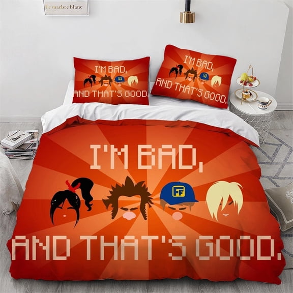 Wreck-It Ralph Duvet Cover Set with Zipper Wreck-It Ralph 1 Comforter Cover with 2 Pillow Case Bedding Decoration Set