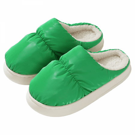 

Wish Womens Slippers Memory Foam Slippers For Womens Slip on Winter Shoes Waterproof and Lighterweight（5.5-6） S1835